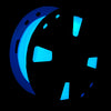 Filament PLA Premium BLEU PHOSPHORESCENT - 1kg / 1.75mm