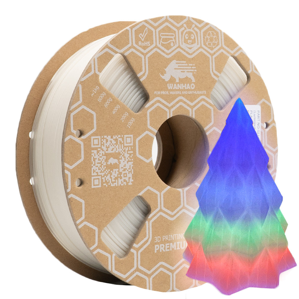 Filament PLA Premium ARC-EN-CIEL PHOSPHORESCENT - 1kg / 1.75mm