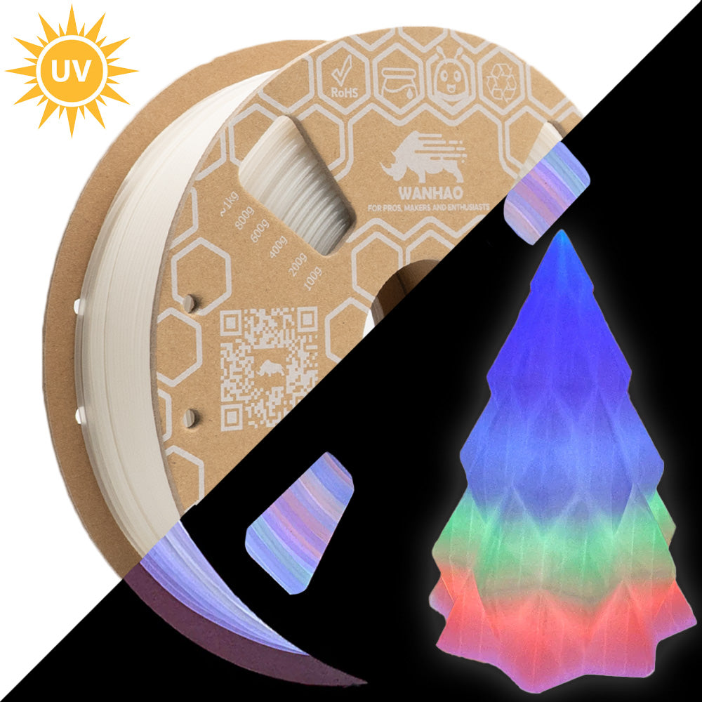 Filament PLA Premium ARC-EN-CIEL PHOSPHORESCENT - 1kg / 1.75mm