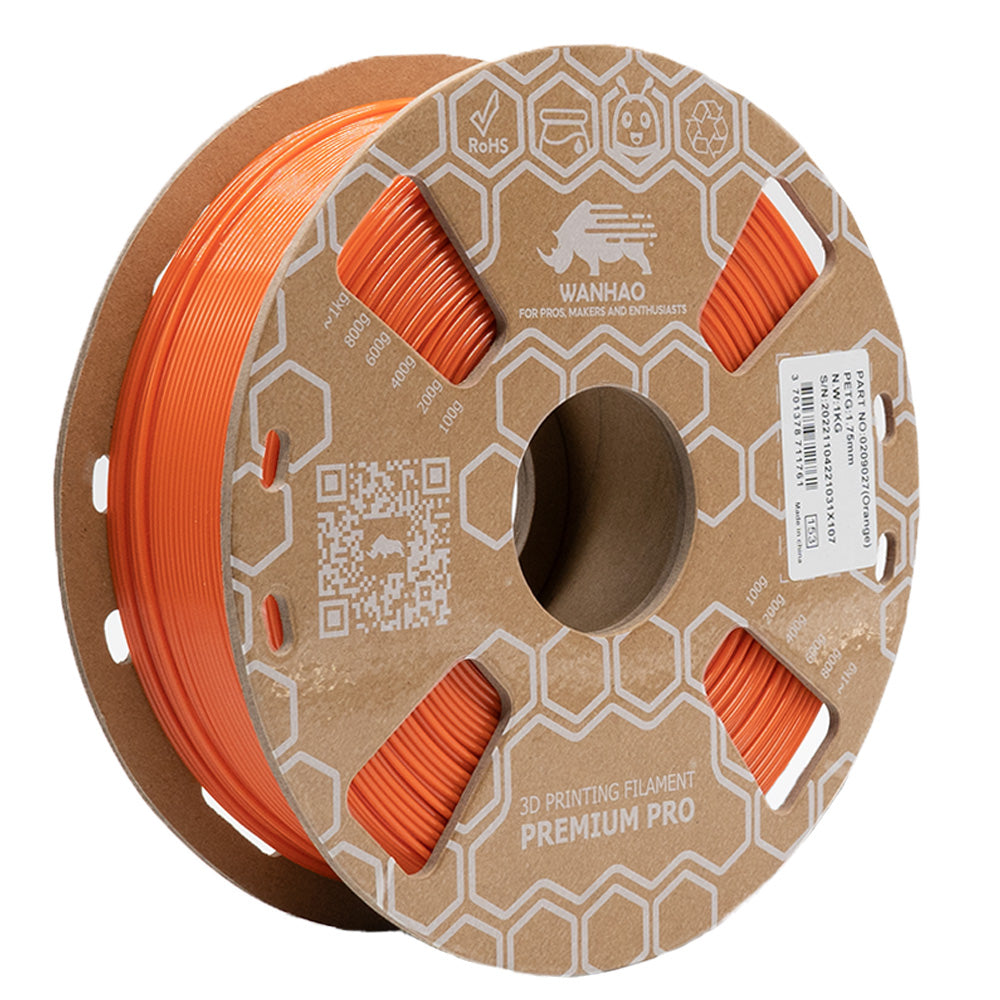 Filament PETG Premium ORANGE - 1kg / 1.75mm