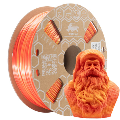 Filament PLA Premium Silk MULTICOLORE FEU - 1kg / 1.75mm