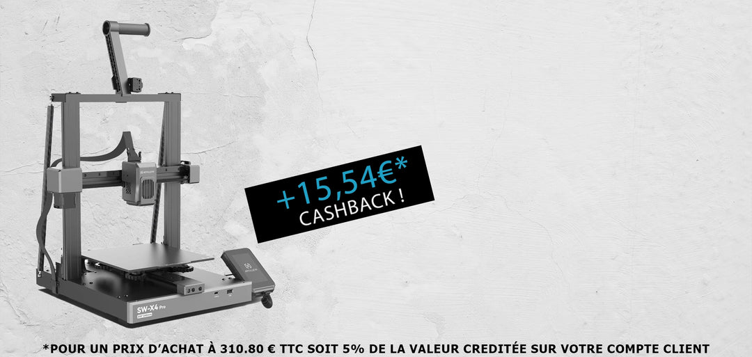 L'imprimante 3D Artillery Sidewinder X1 à 314 €, mais aussi Alfawise L'imprimante 3D Artillery Sidewinder X1 à 314 €, mais aussi Alfawise