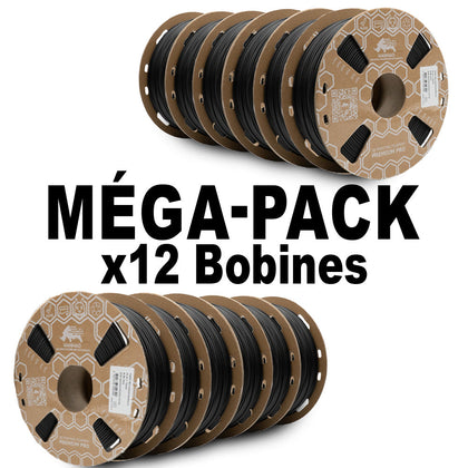 MEGA PACK - PLA Premium NOIR MUZO3D - 12 x 1kg / 1.75mm